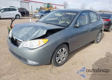 2010 Hyundai Elantra Gls z USA, uszkodzony, nr VIN KMHDU4AD7AU022291